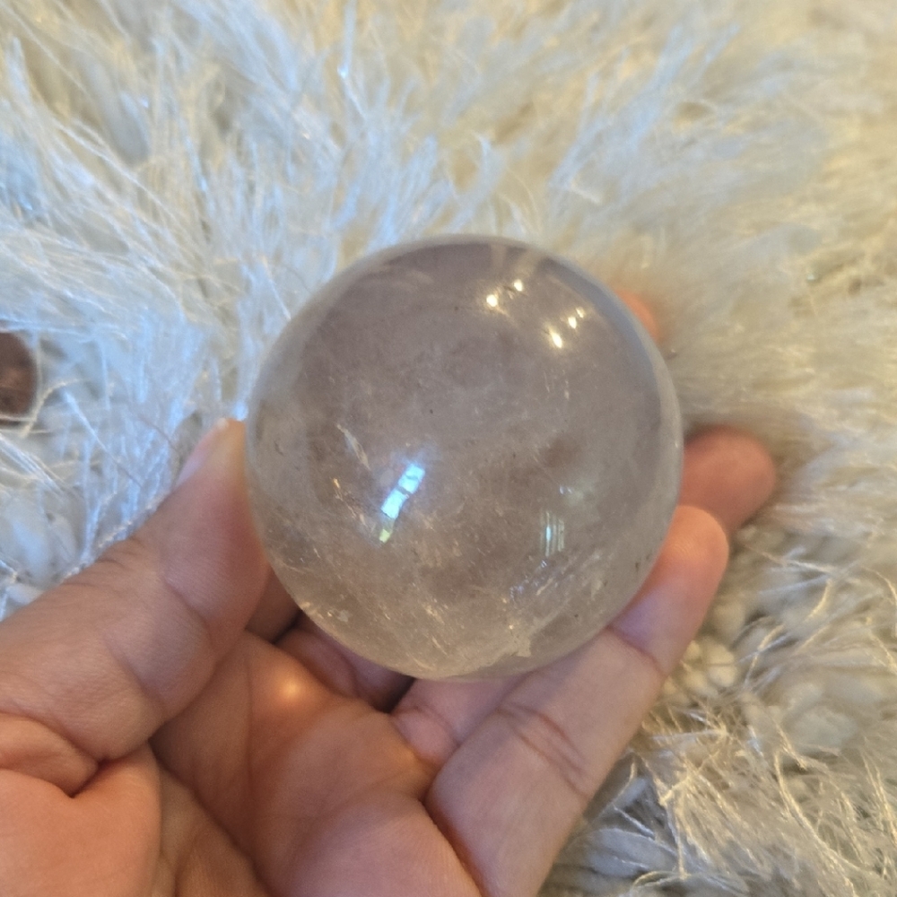 Clear Quartz Crystal Sphere